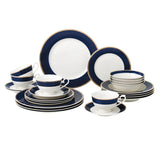 24 Piece Dinnerware Set-Bone China, Service for 4 by Lorren Home Trends