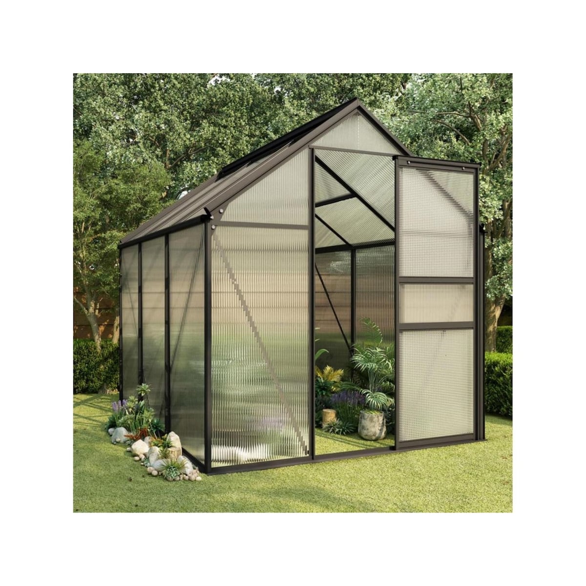 24 in. L x 48 in. W x 4 mm Thickness Corrugated Plastic Clear Twin Wall Roofing Panel - 36pc