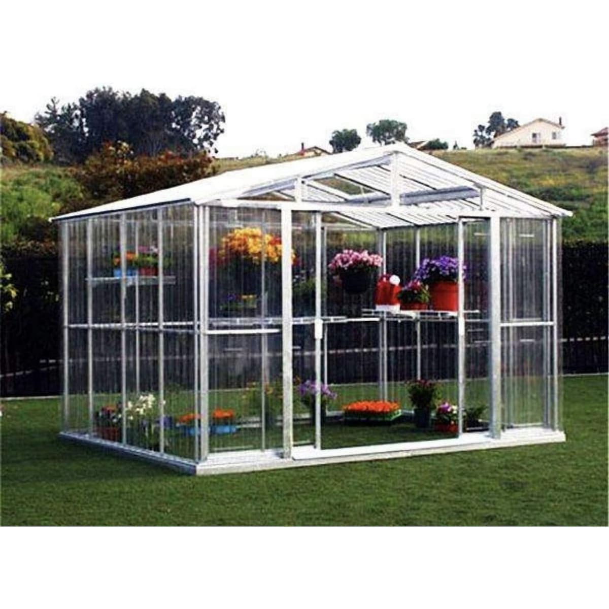 24 in. L x 48 in. W x 4 mm Thickness Corrugated Plastic Clear Twin Wall Roofing Panel - 36pc