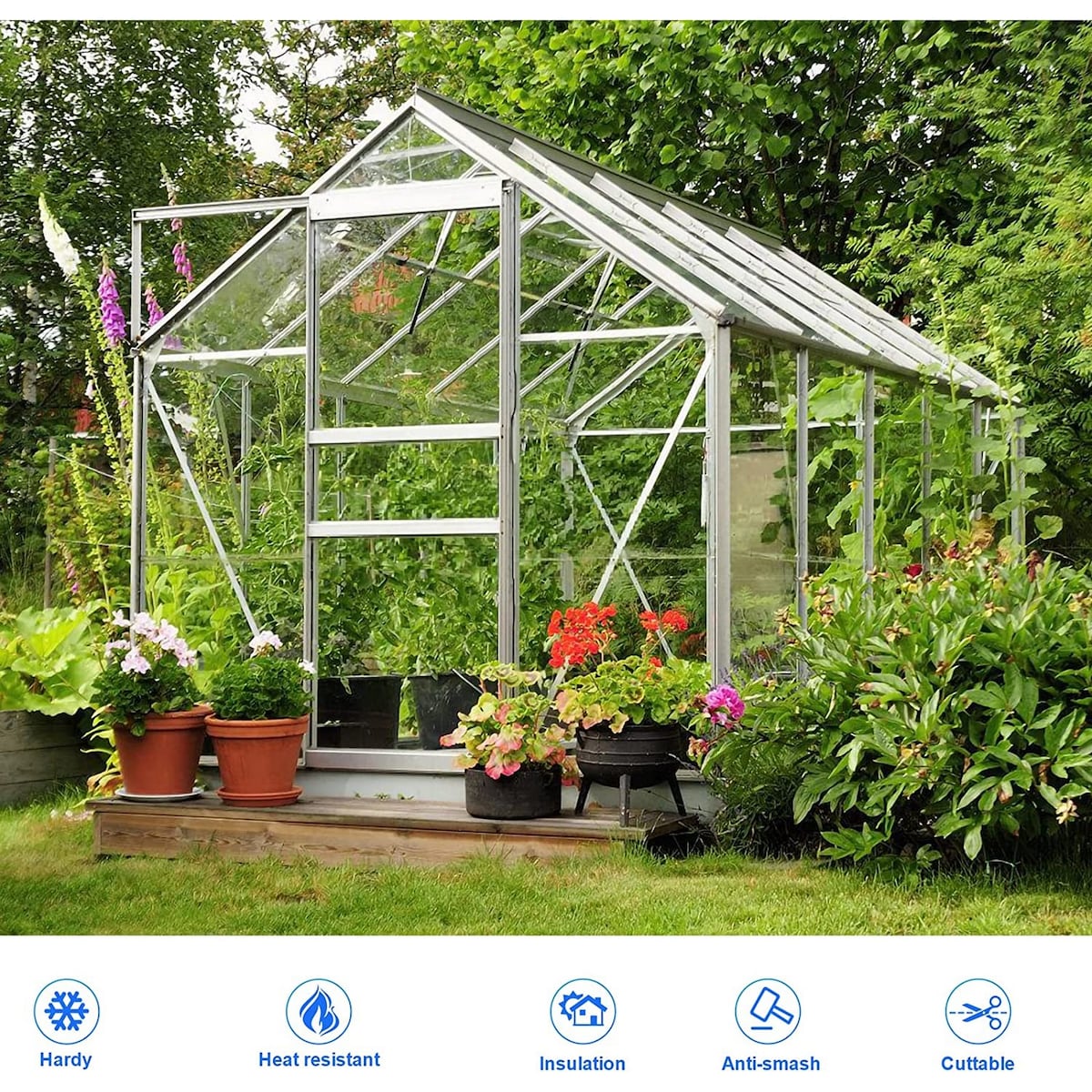 24 in. L x 48 in. W x 4 mm Thickness Corrugated Plastic Clear Twin Wall Roofing Panel - 36pc
