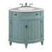 24-inch Benton Collection Triadsville Slim Corner Bathroom Sink Vanity
