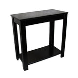24-inch Black Crocodile Top Table