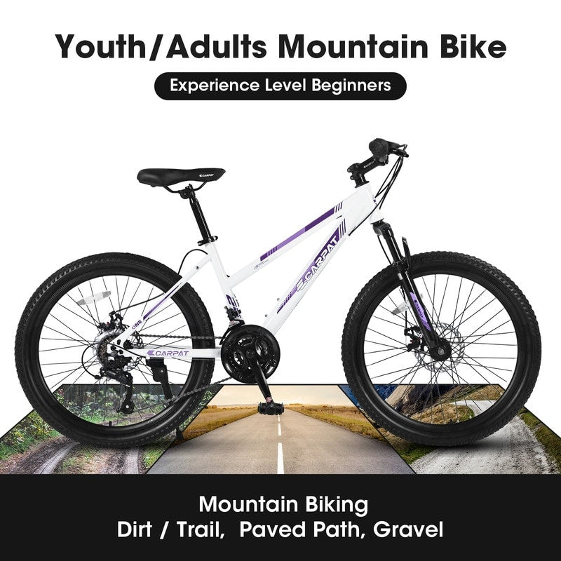24 inch Mountain Bike with Dual Disc Brakes