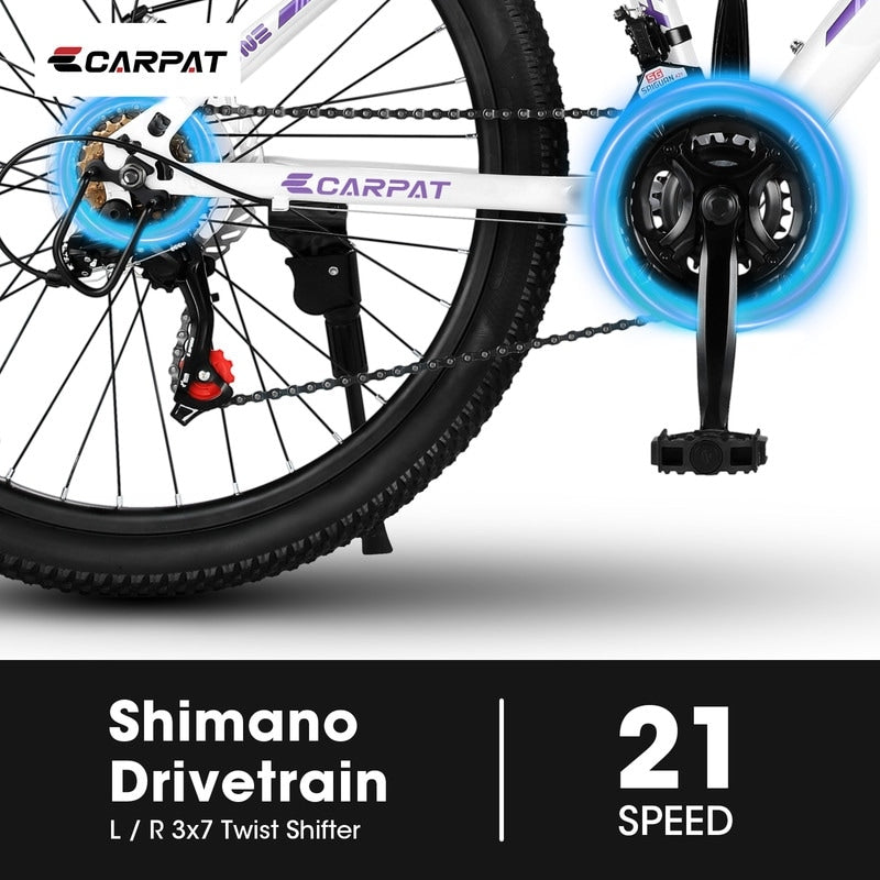 24 inch Mountain Bike with Dual Disc Brakes