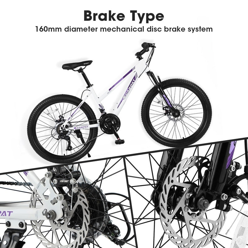 24 inch Mountain Bike with Dual Disc Brakes