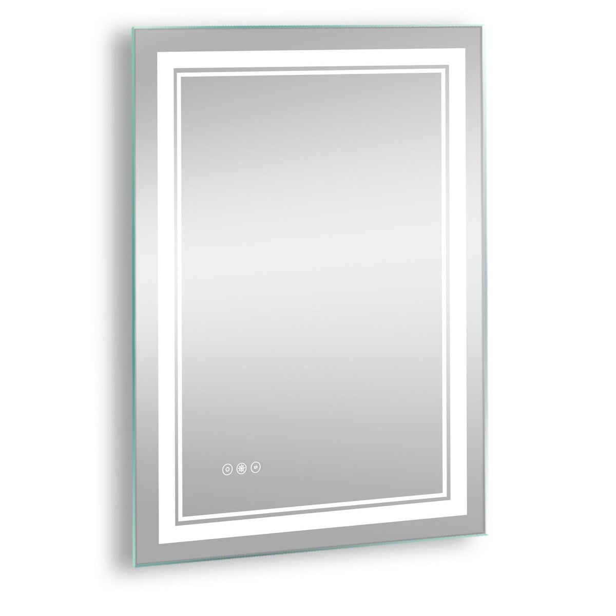 24" x 32" Rectangular Touch Switch Wall Mounted LED Bathroom Mirror