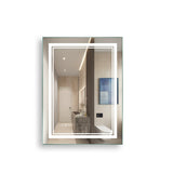 24" x 32" Rectangular Touch Switch Wall Mounted LED Bathroom Mirror