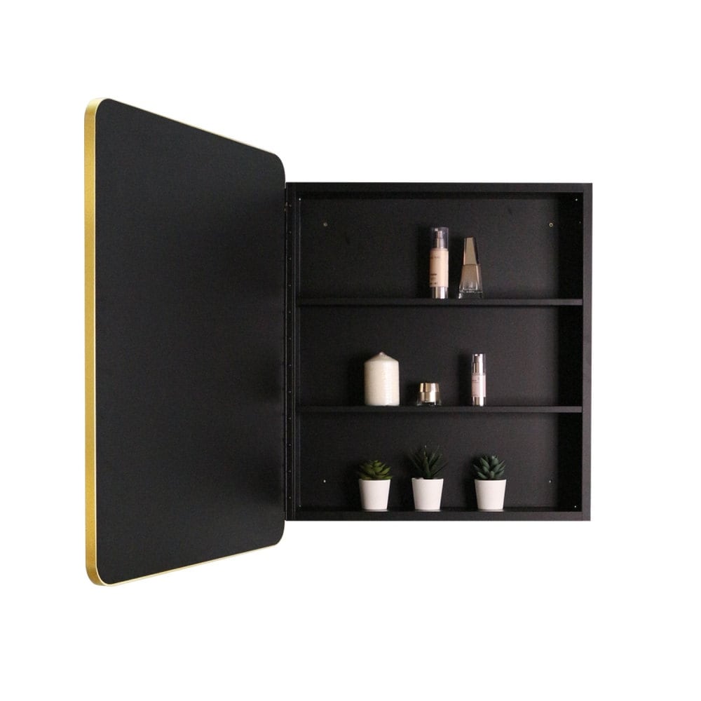 24 x 30 Gold Surface or Recessed Mount Bathroom Medicine Cabinet