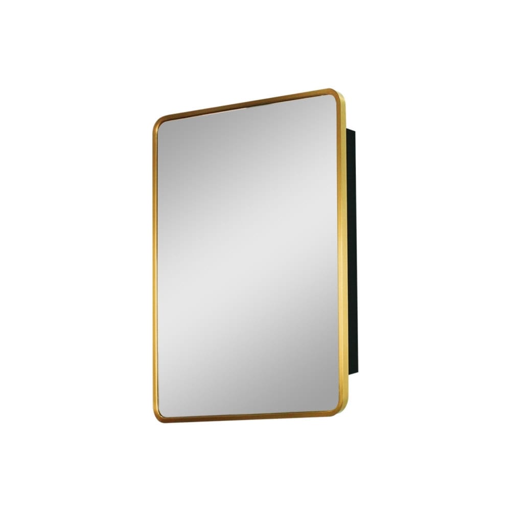 24 x 30 Gold Surface or Recessed Mount Bathroom Medicine Cabinet