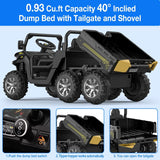 24V 2-Seater Ride-On Dump Truck For Kids With Remote Control