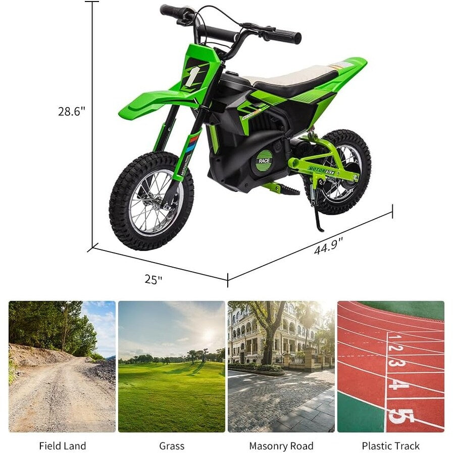 24V 7ah Kids Ride on Motorcycle,13.6MPH Fast Speed