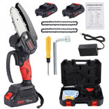 24V Electric Cordless Saw Woodworking Electric Chain Saw Wood Cutter - N/A