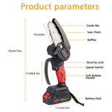 24V Electric Cordless Saw Woodworking Electric Chain Saw Wood Cutter - N/A