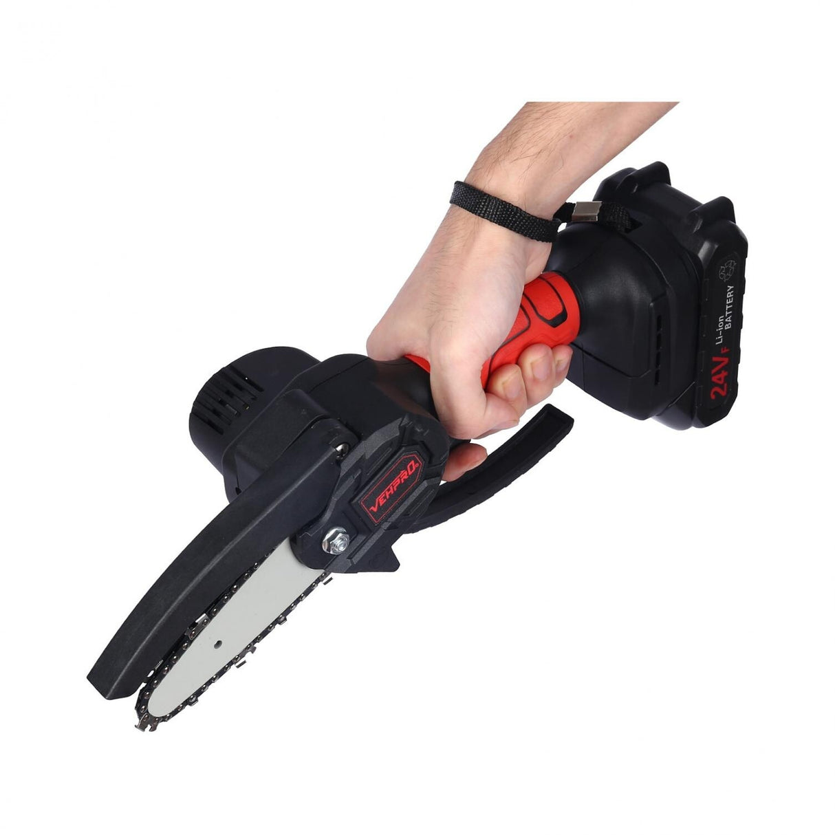 24V Electric Cordless Saw Woodworking Electric Chain Saw Wood Cutter - N/A