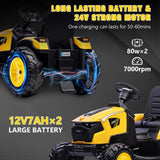 24V Electric Excavator with Trailer and Shovel Bucket