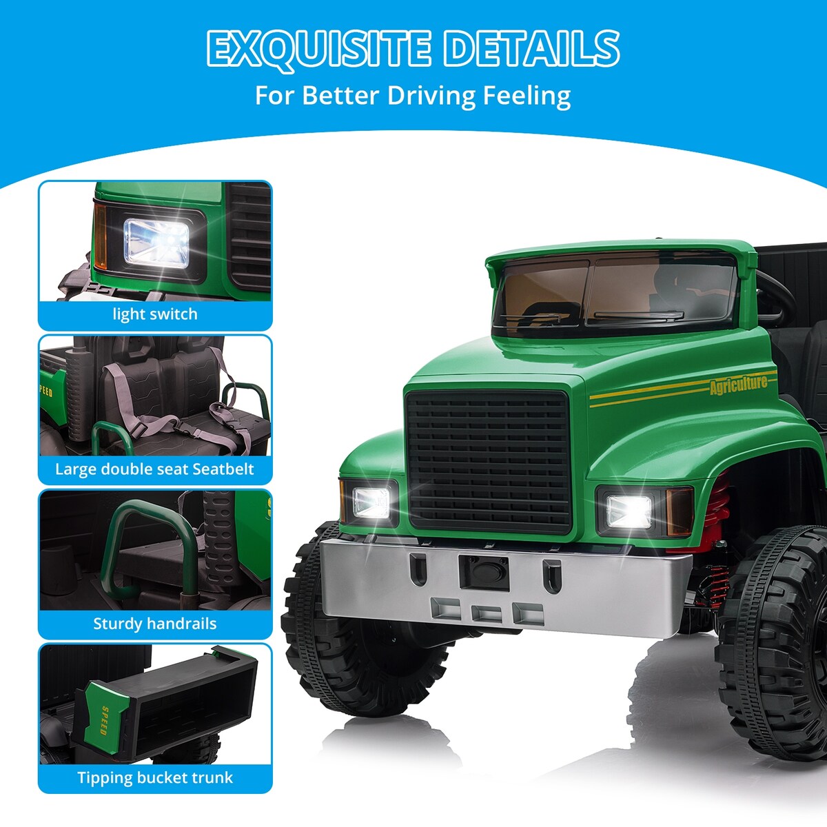 24V Kids Ride-on Truck Car