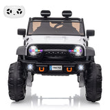 24V Kids Ride on Truck with Remote Control, 4 Motors, 7Ah Battery, Seat Width 2 Seater Electric Ride Toy