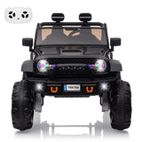 24V Kids Ride on Truck with Remote Control, 4 Motors, 7Ah Battery, Seat Width 2 Seater Electric Ride Toy