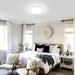 24Watts Simple LED Flush Mount Ceiling Light for Dining Room Living Room Bedroom Kitchen - 0.94'' H X 9'' W
