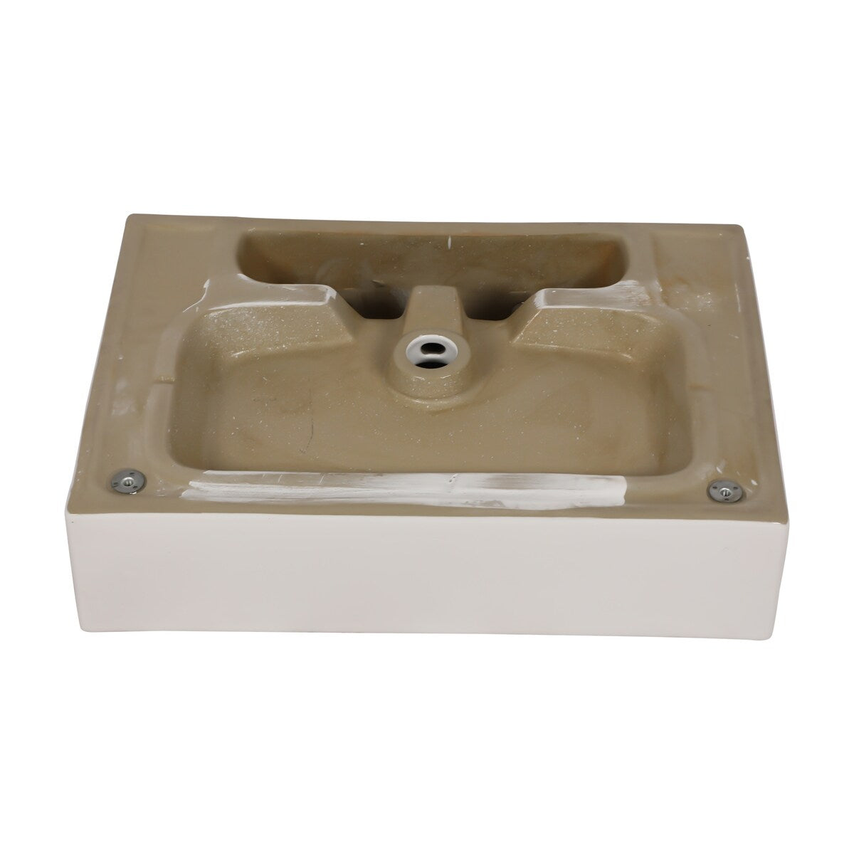 24" Bathroom Ceramic Console Sink with Overflow