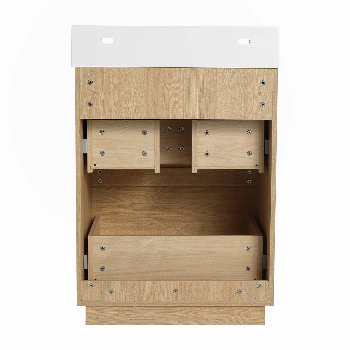 24" Bathroom Vanities with Single Sink Combo,Engineering wood