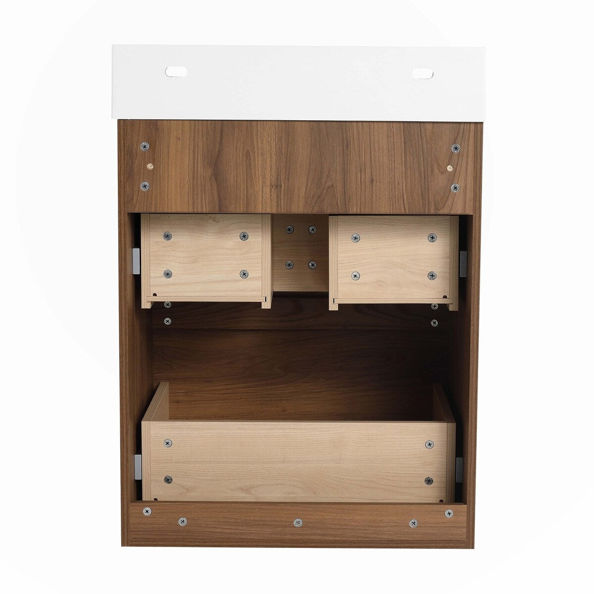 24" Bathroom Vanities with Single Sink Combo,Engineering wood