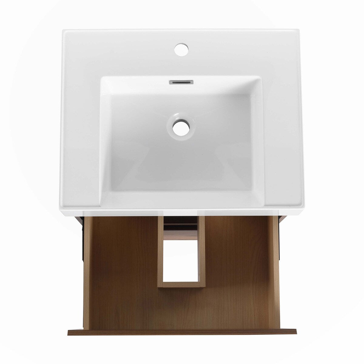 24" Bathroom Vanities with Single Sink Combo,Engineering wood