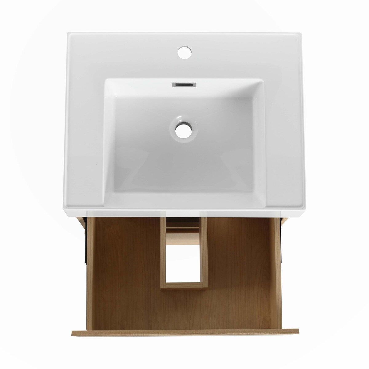 24" Bathroom Vanities with Single Sink Combo,Engineering wood