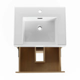 24" Bathroom Vanities with Single Sink Combo,Engineering wood