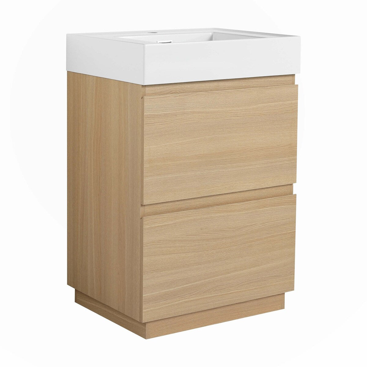 24" Bathroom Vanities with Single Sink Combo,Engineering wood