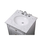 24" Bathroom Vanity with sink - 24"21.5"35"