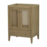 24" Bathroom Vanity without Sink with Doors and Drawer,Solid Frame