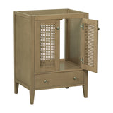 24" Bathroom Vanity without Sink with Doors and Drawer,Solid Frame