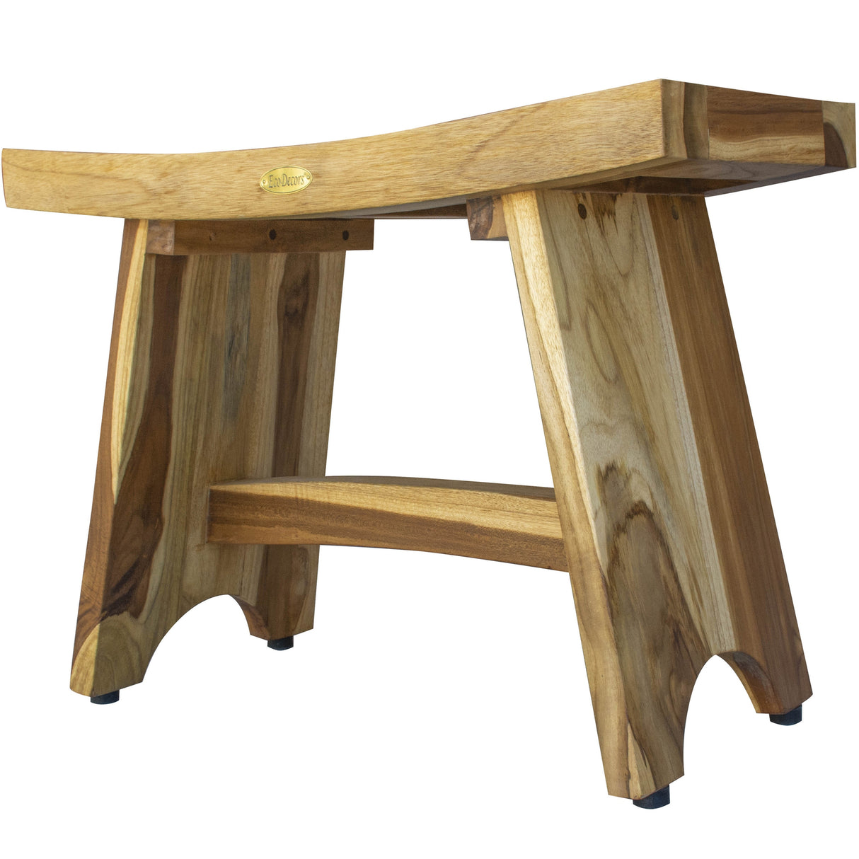 EcoDecors 24 inch, Teak Shower Bench, Teak Bench for Shower, Teak Bench, Shower Teak Bench, Teak Wood Shower Bench