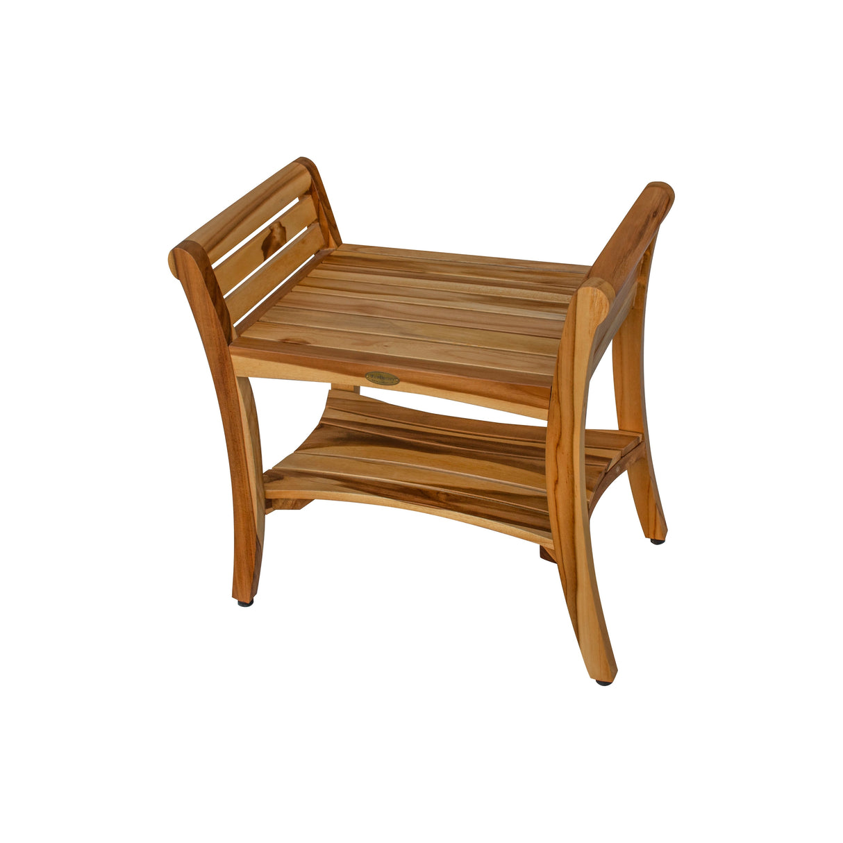 EcoDecors 24", Teak Shower Bench, Teak Bench for Inside Shower, Teak Shower Stool, Teak Shower Bench for Inside Shower, LiftAid