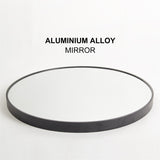 24" Wall Circle Large Round Mirror Wall Decor Make Up Entryway Mirror