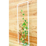 24'' H x 70'' W Wall Mounted Steel Lattice Panel Trellis - 2pc