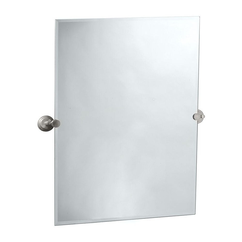 24in Rectangular Beveled Mirror - 24-in