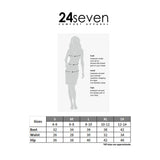 24seven Comfort Apparel Midi Dress with Short Sleeves and Pocket Detail