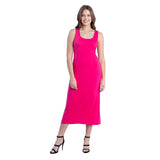 24seven Comfort Apparel Scoop Neck Maxi Dress with Racerback Detail