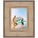 24x12 Traditional Silver Complete Wood Picture Frame with UV Acrylic, Foam Board Backing, & Hardware