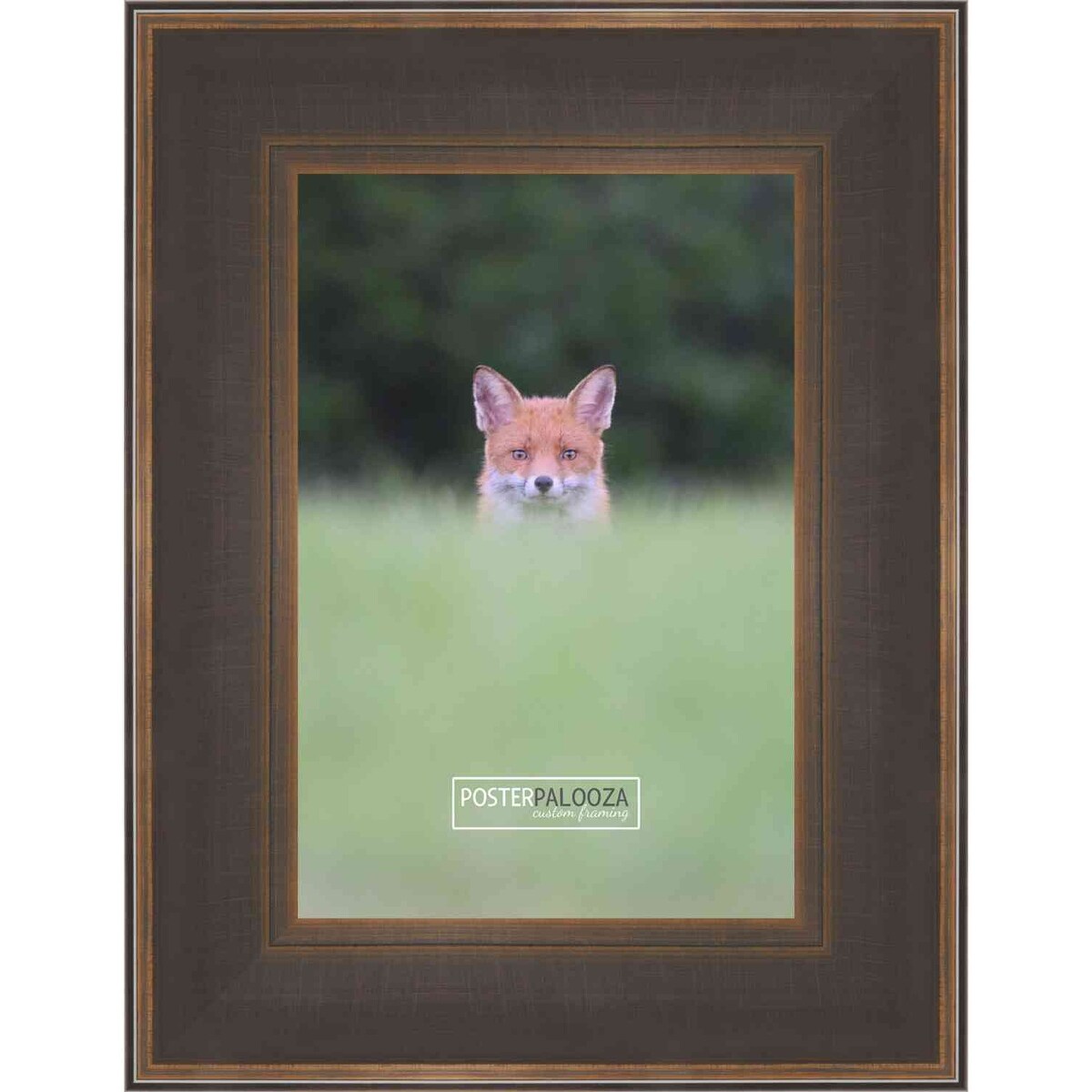 24x19 Contemporary Bronze Complete Wood Picture Frame with UV Acrylic, Foam Board Backing, & Hardware