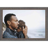 24x19 Distressed/Aged Complete Wood Picture Frame with UV Acrylic, Foam Board Backing, & Hardware