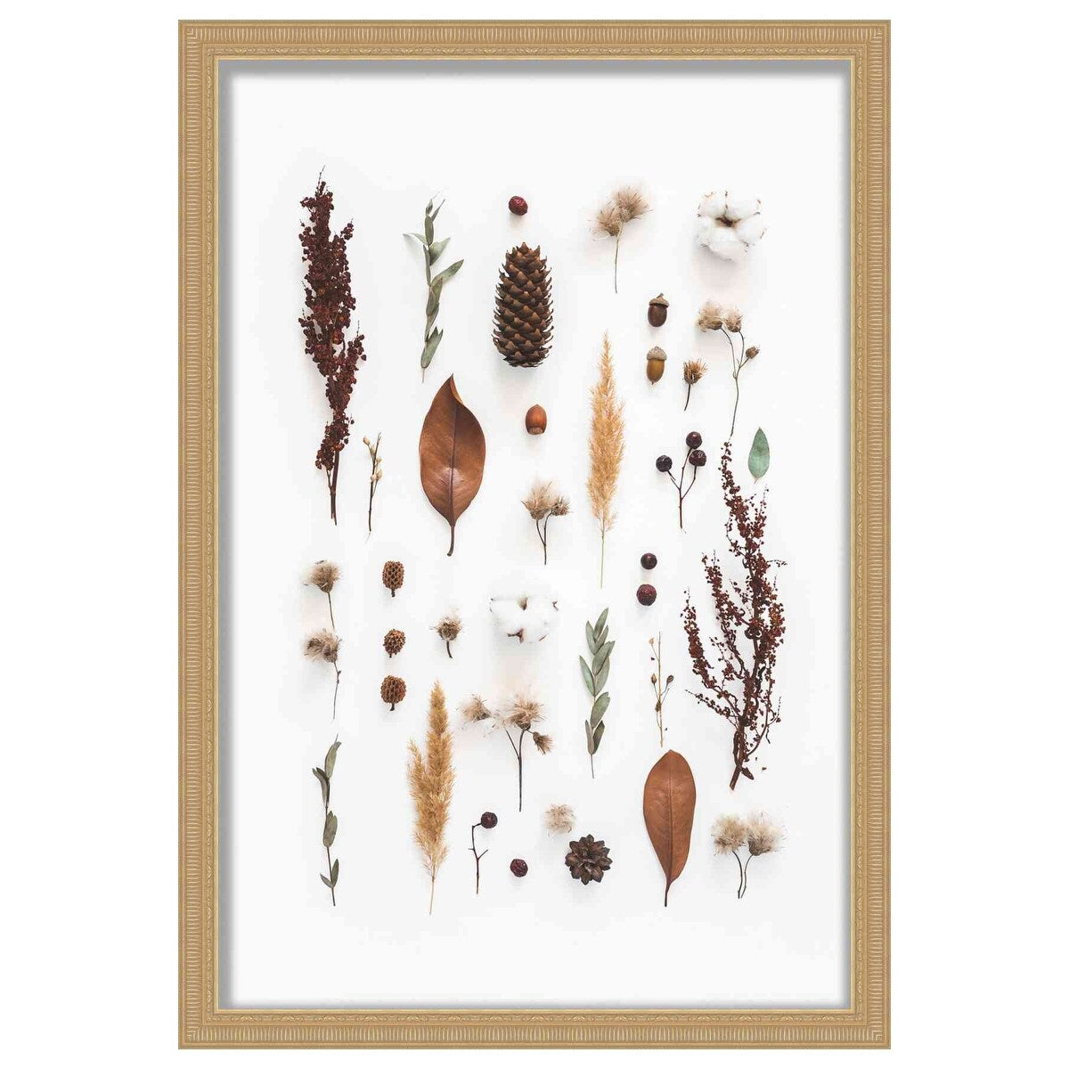 24x26 Gold Shadowbox Frame - Interior Size 24x26 by 1.5 In Deep - Gold Frame Is Made to Display Items Up To 1.5 In Deep