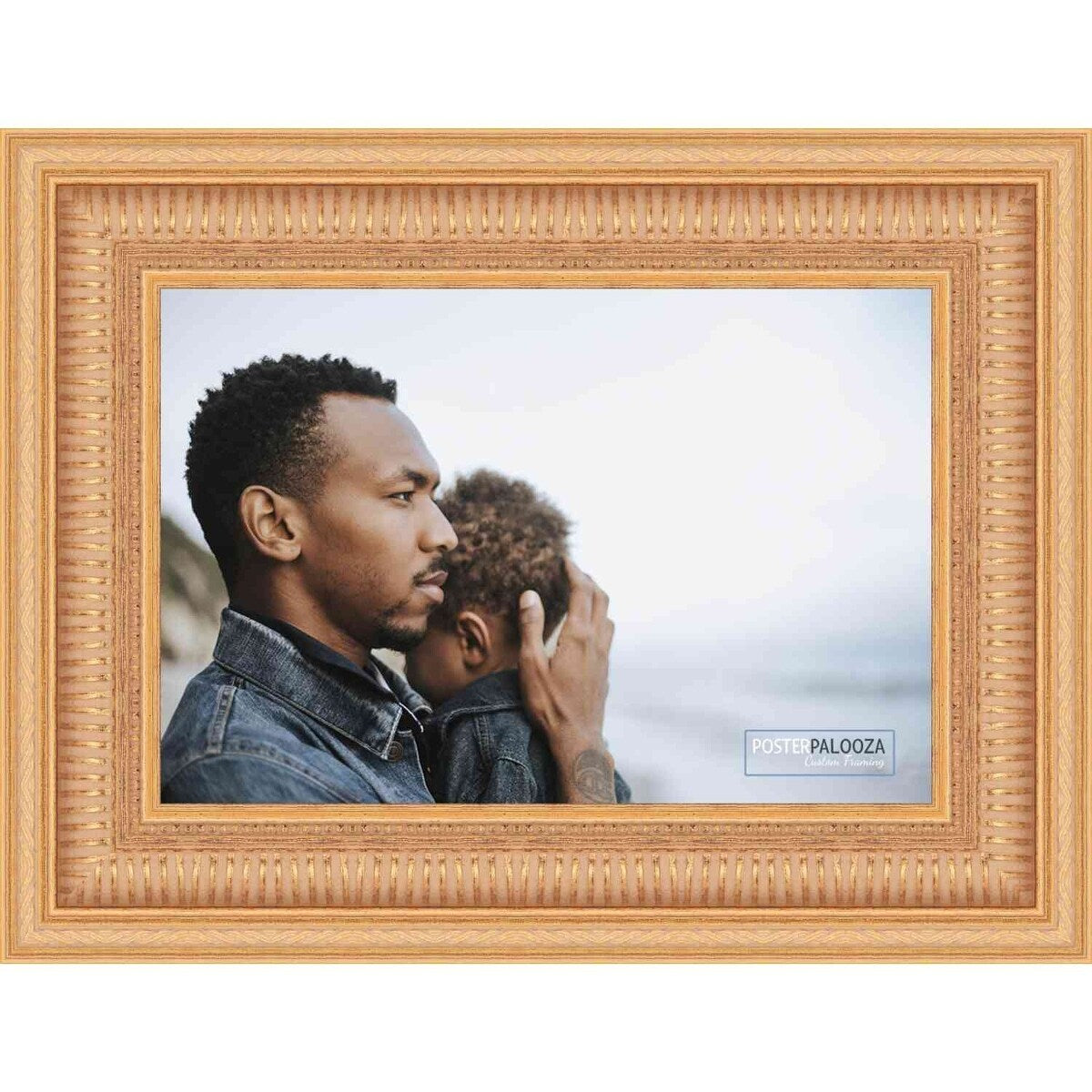 24x26 Traditional Gold Complete Wood Picture Frame with UV Acrylic, Foam Board Backing, & Hardware