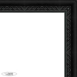 24x30 Traditional Black Complete Wood Picture Frame with UV Acrylic, Foam Board Backing, & Hardware