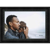 24x30 Traditional Black Complete Wood Picture Frame with UV Acrylic, Foam Board Backing, & Hardware