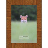 24x32 Contemporary Honey Pecan Complete Wood Picture Frame with UV Acrylic, Foam Board Backing, & Hardware