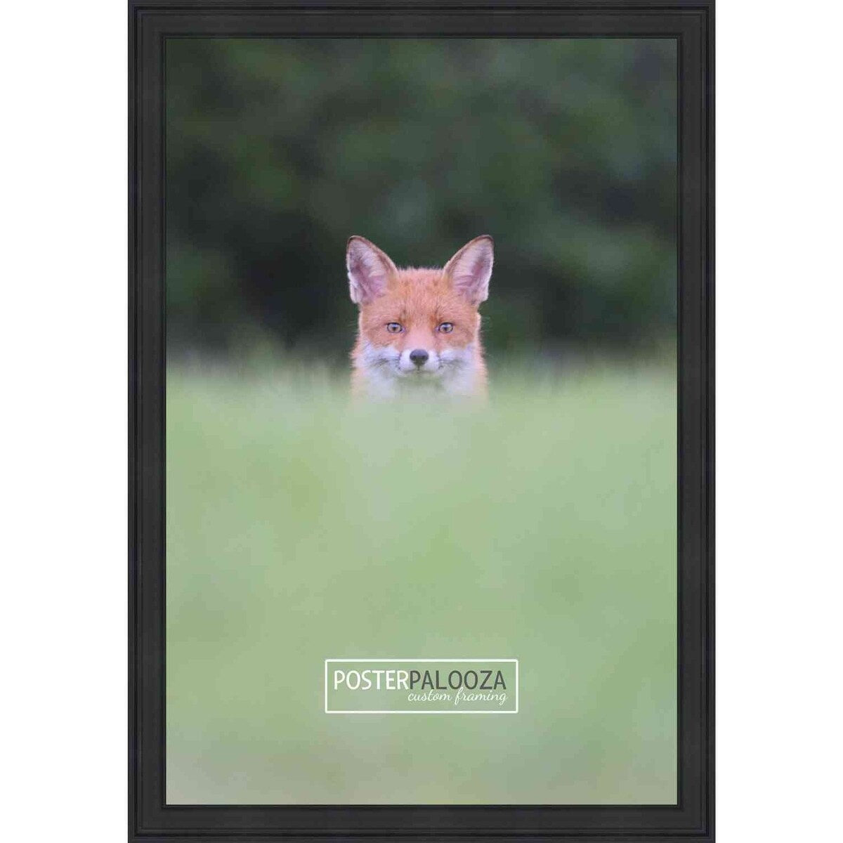 24x32 Traditional Black Complete Wood Picture Frame with UV Acrylic, Foam Board Backing, & Hardware