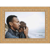 24x34 Traditional Gold Complete Wood Picture Frame with UV Acrylic, Foam Board Backing, & Hardware